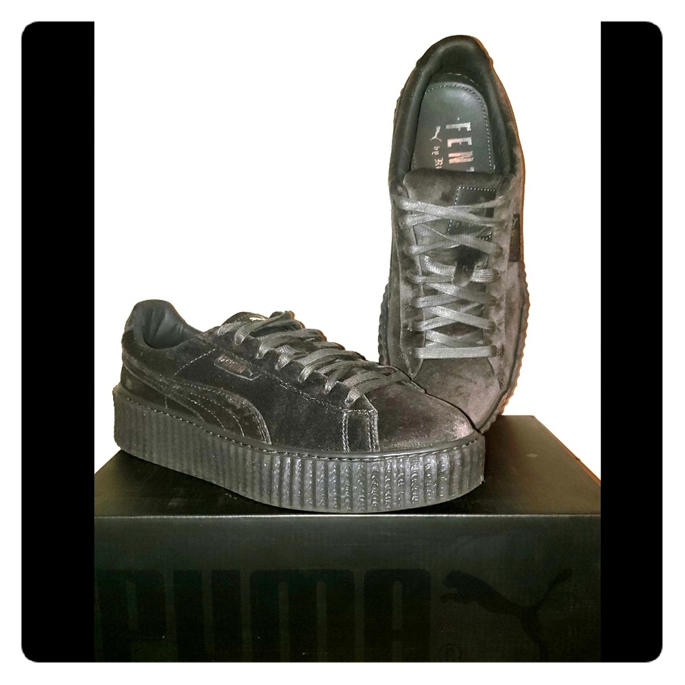 Fenty Creeper Gray w/ Velvet Bag
